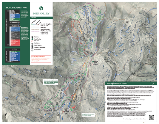 Trail Map Enlargement