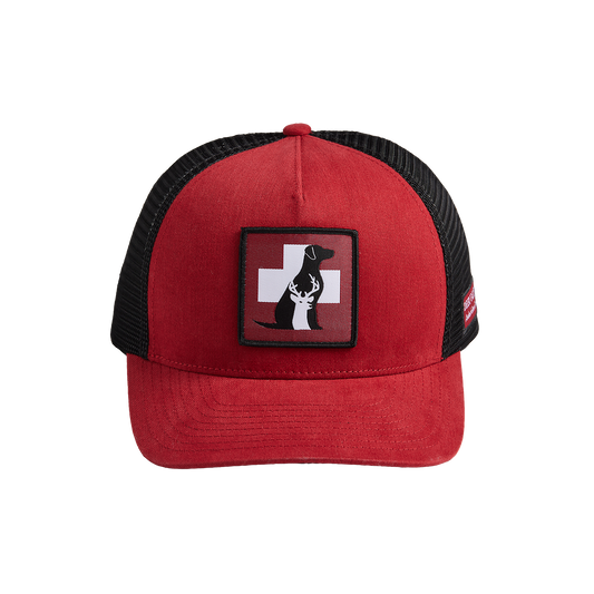 Avalanche Rescue Dog Trucker Hat