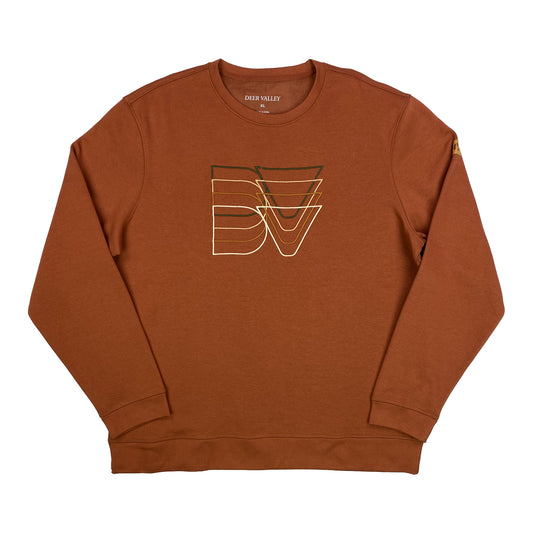 this seasons new crew sweatshirt with the DV logo 