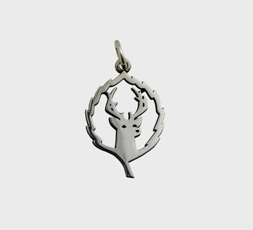 Large Silhouette Logo Charm