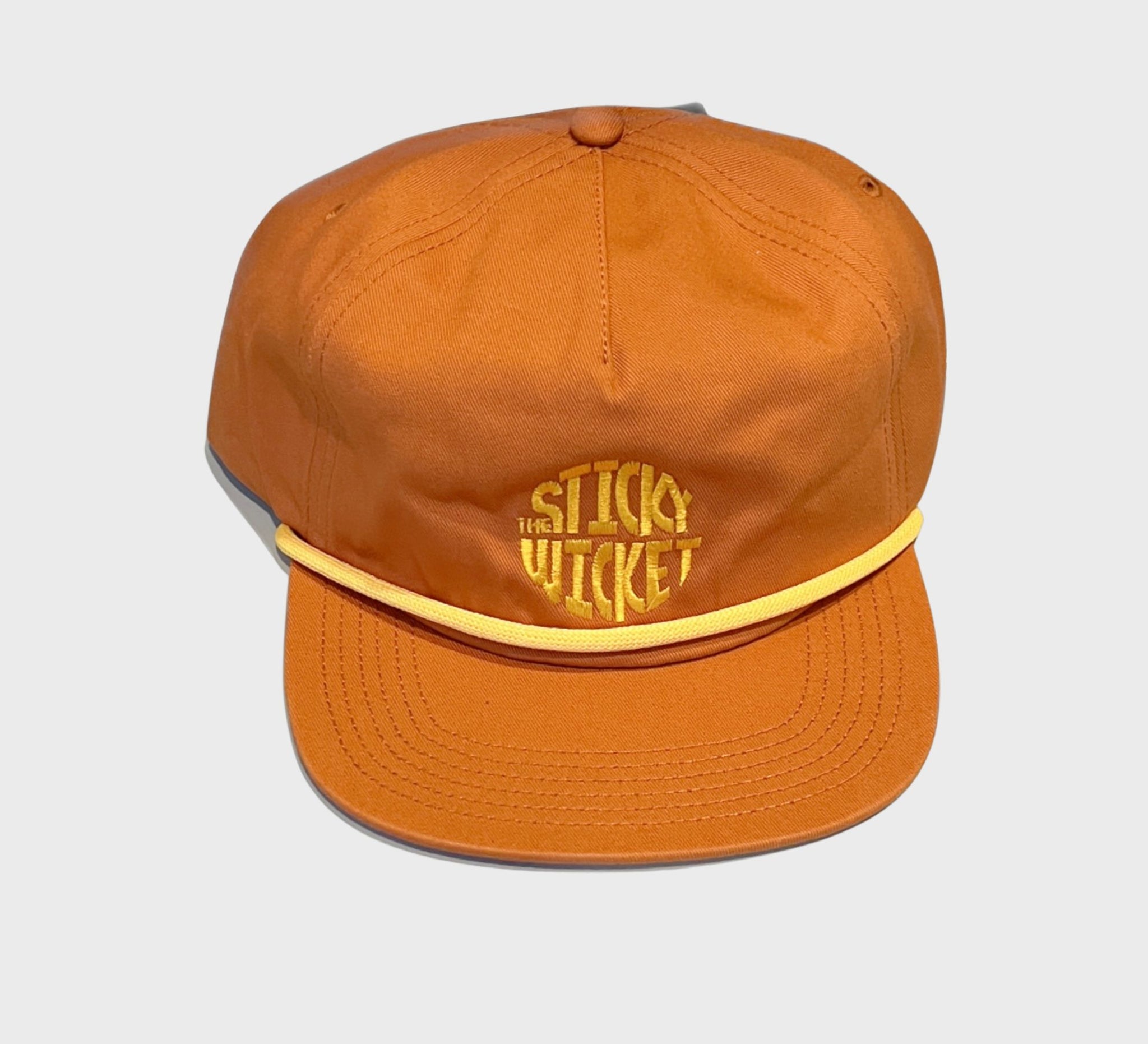 The Sticky Wicket- Rope Flat Brim Cap