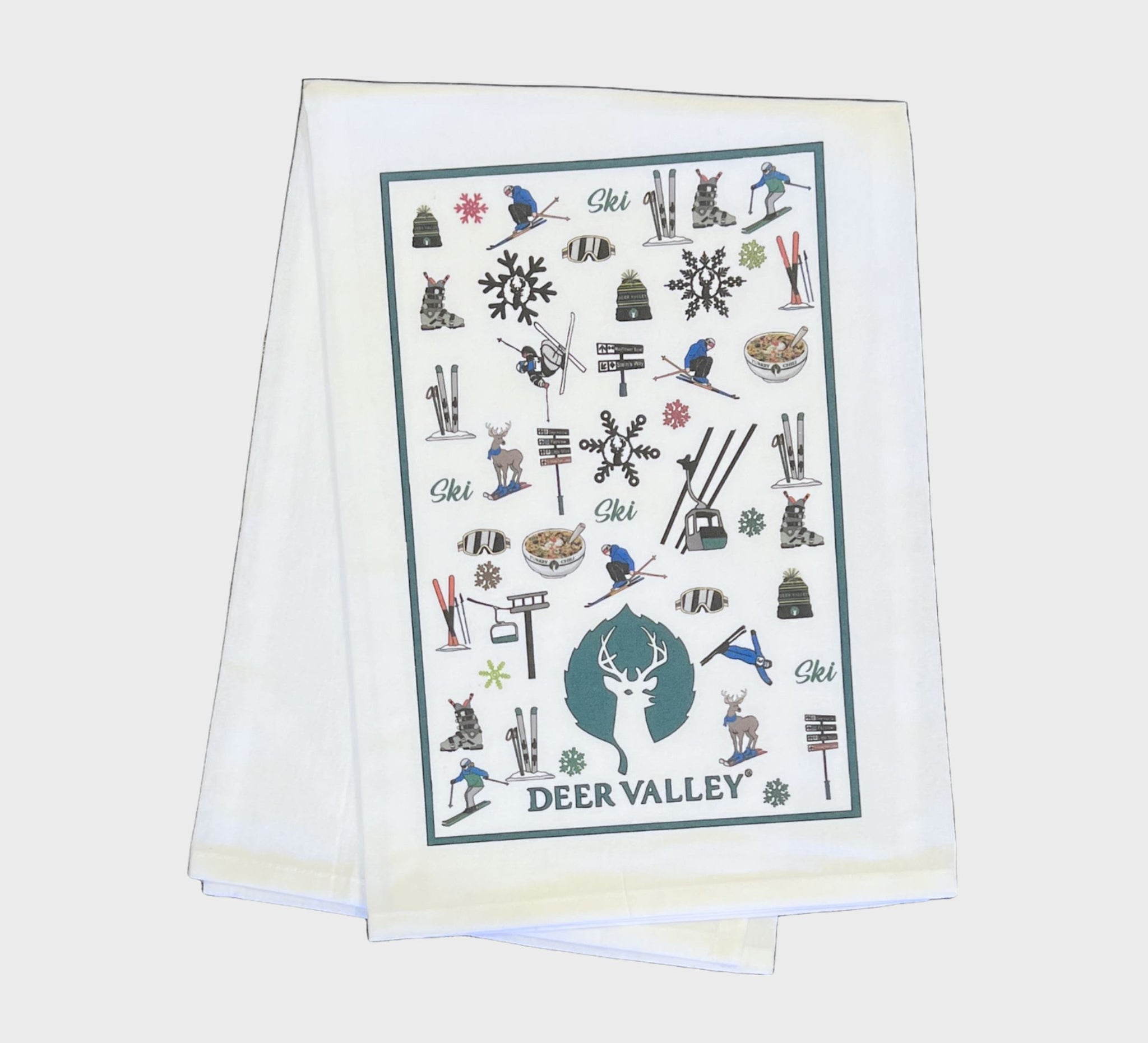 Deer Valley Tea Towel
