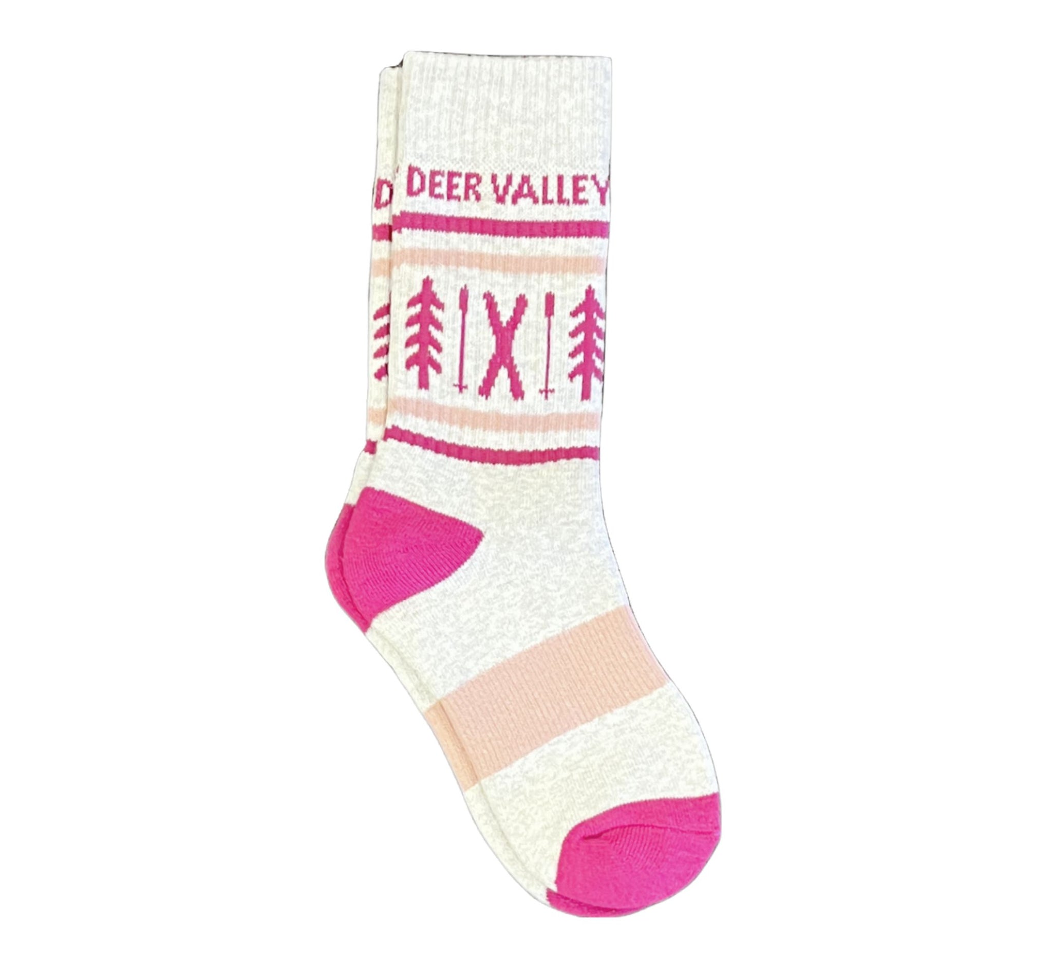 Youth Skis and Trees Socks