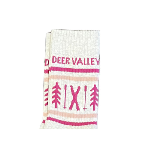 Youth Skis and Trees Socks