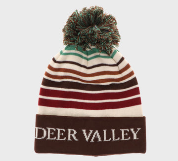 Mountain Brown Stripe Beanie