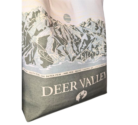 Mountain Canvas Tote Bag