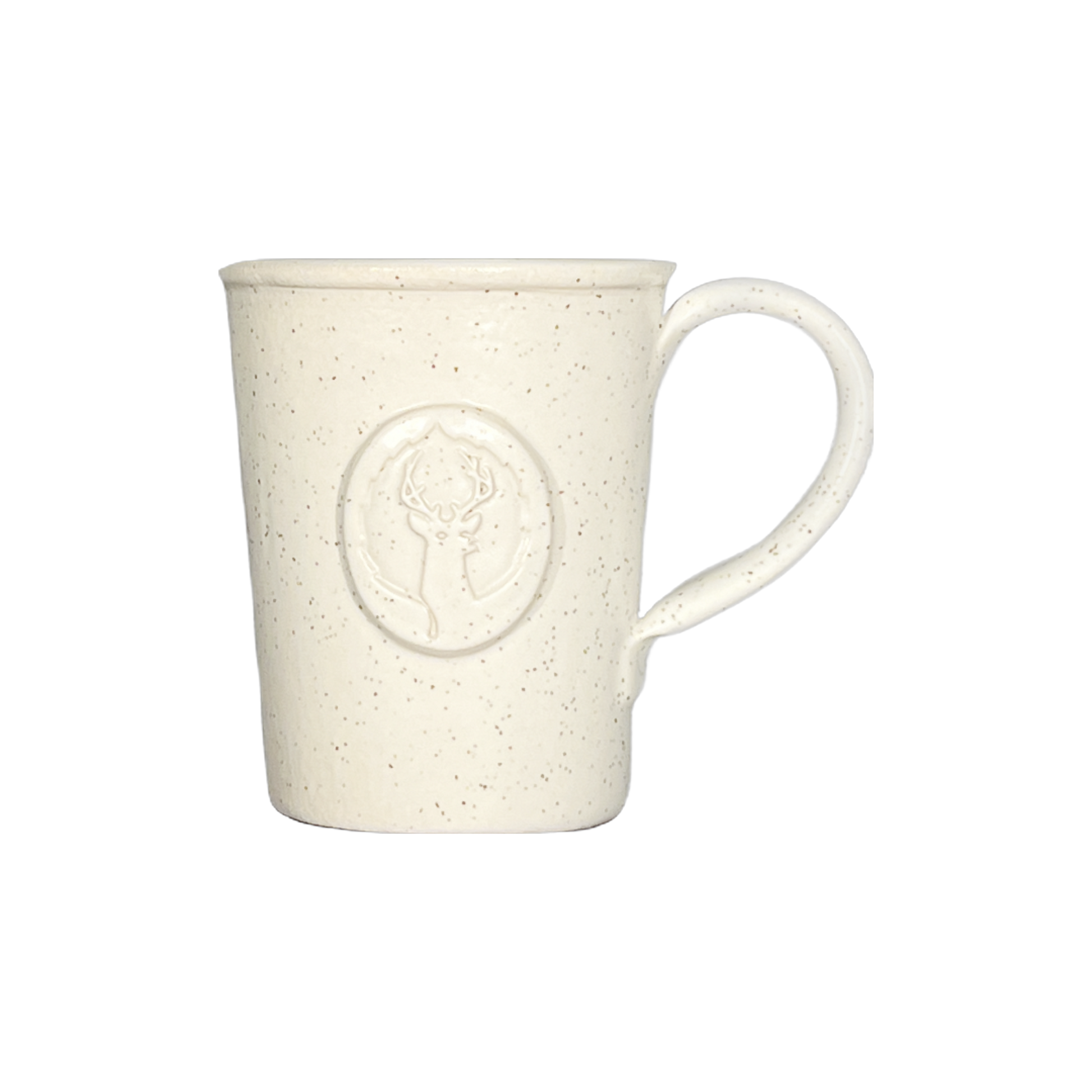 locally crafted handmade mugs with deer valley logo white