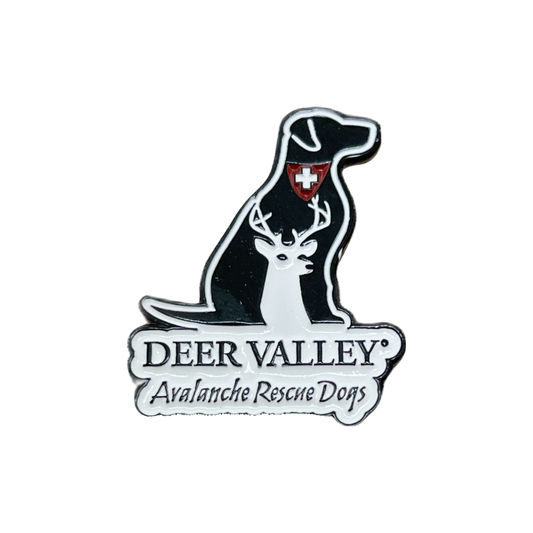 Deer Valley Avalanche Rescue Dog Pin