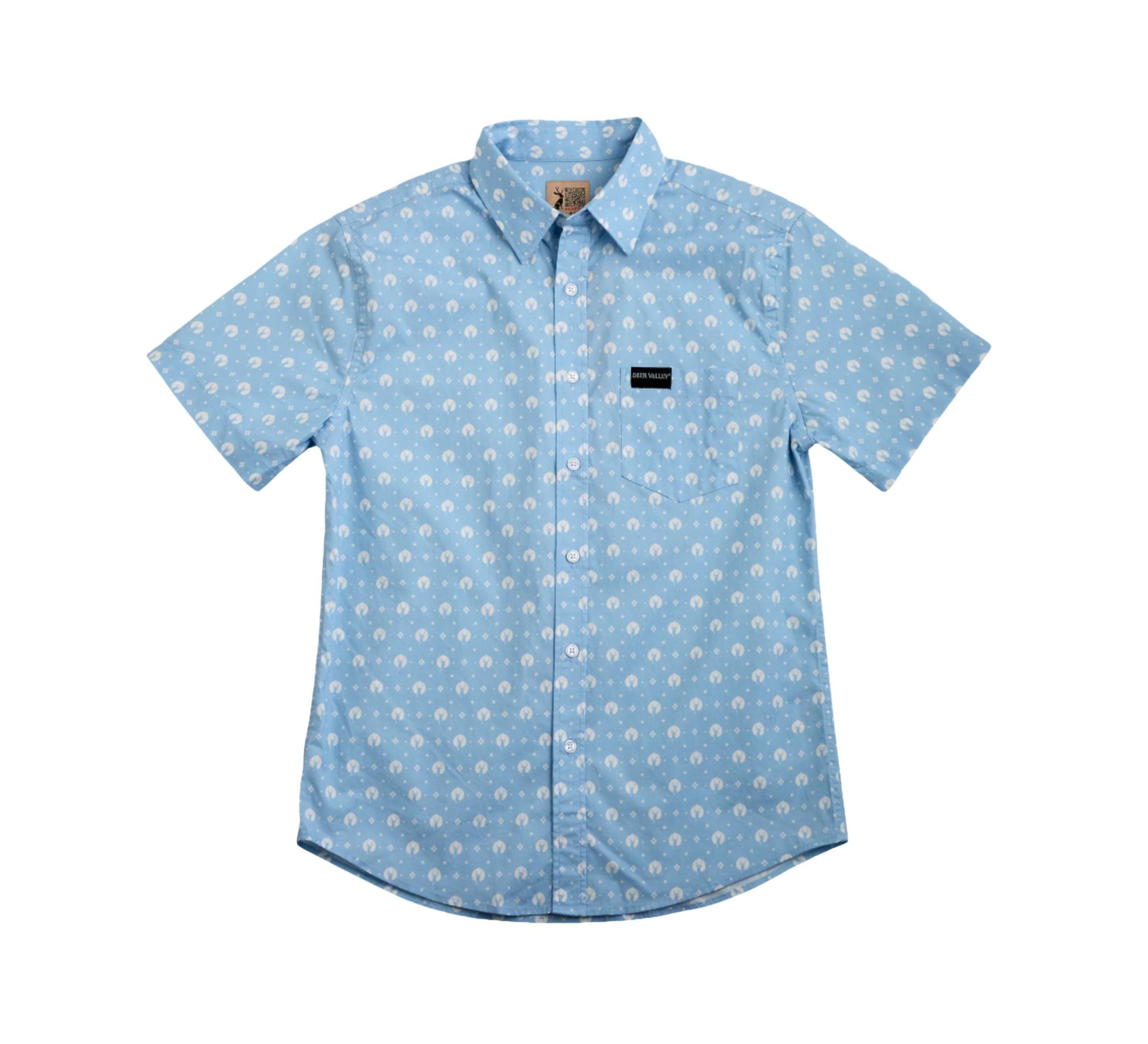 Powder Blue Button Up