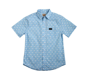 Powder Blue Button Up