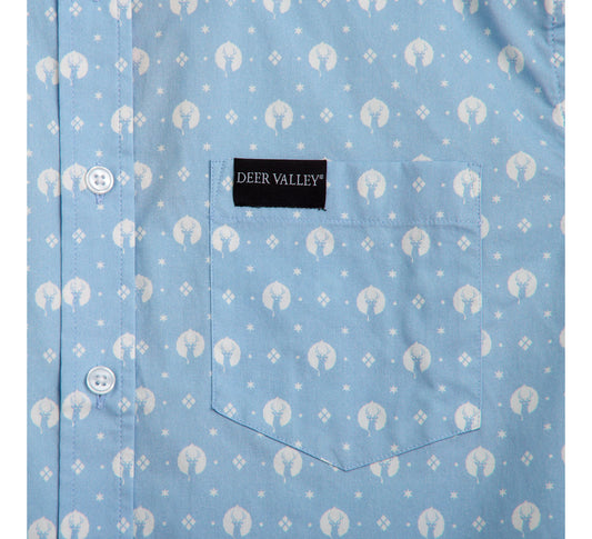 Powder Blue Button Up