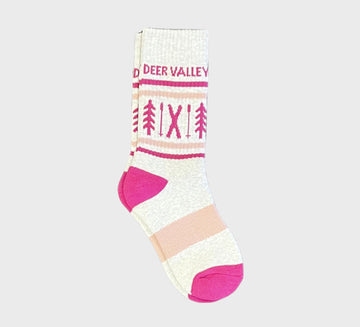 Youth Skis and Trees Socks