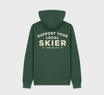 Support Your Local Skier Full-Zip Hoodie