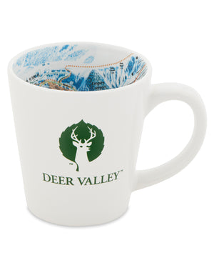 Deer Valley Trail Map Mug Front View